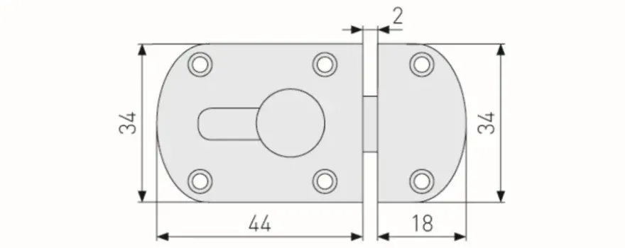 Abus deurbeveiling SRD44