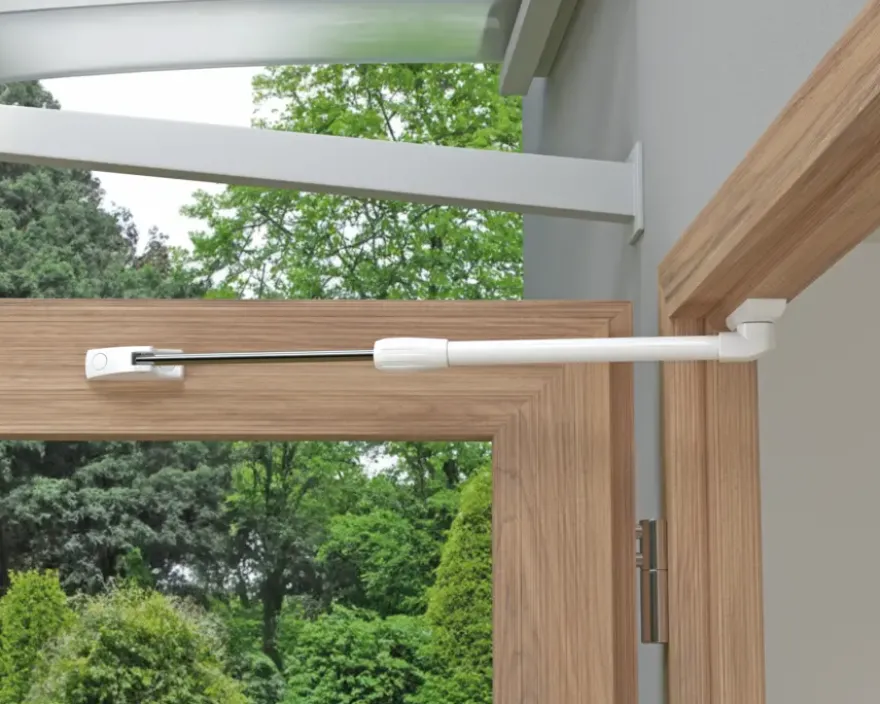 Abus raamuitzetter telescopisch - grijs - 35cm