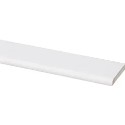 Geen Afdeklijst grenen 6x37 mm wit gegrond lengte 270 cm Sale