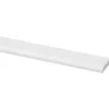 Geen Afdeklijst grenen 5x22 mm wit gegrond lengte 270 cm Hot