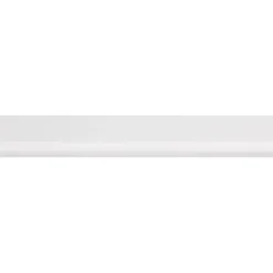 Geen Afdeklijst grenen 5x22 mm wit gegrond lengte 270 cm Hot