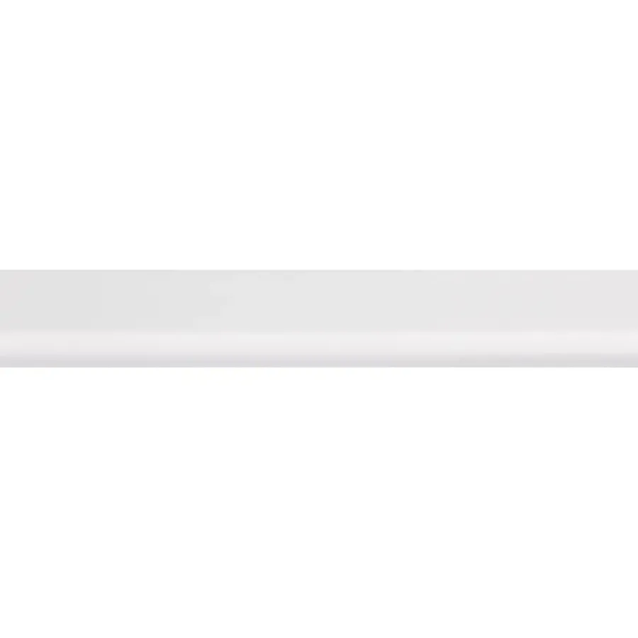 Geen Afdeklijst grenen 5x22 mm wit gegrond lengte 270 cm Hot