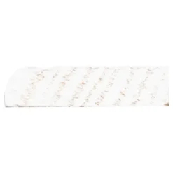 Geen Afdeklijst grenen 5x22 mm wit gegrond lengte 270 cm Hot
