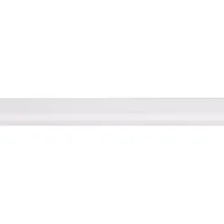 Geen Afdeklijst grenen 4x18 mm wit lengte 270 cm
