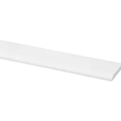 Geen Afdeklijst grenen 4x30 mm wit lengte 270 cm Discount