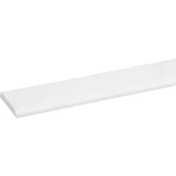 Geen Afdeklijst grenen 4x30 mm wit lengte 270 cm Discount