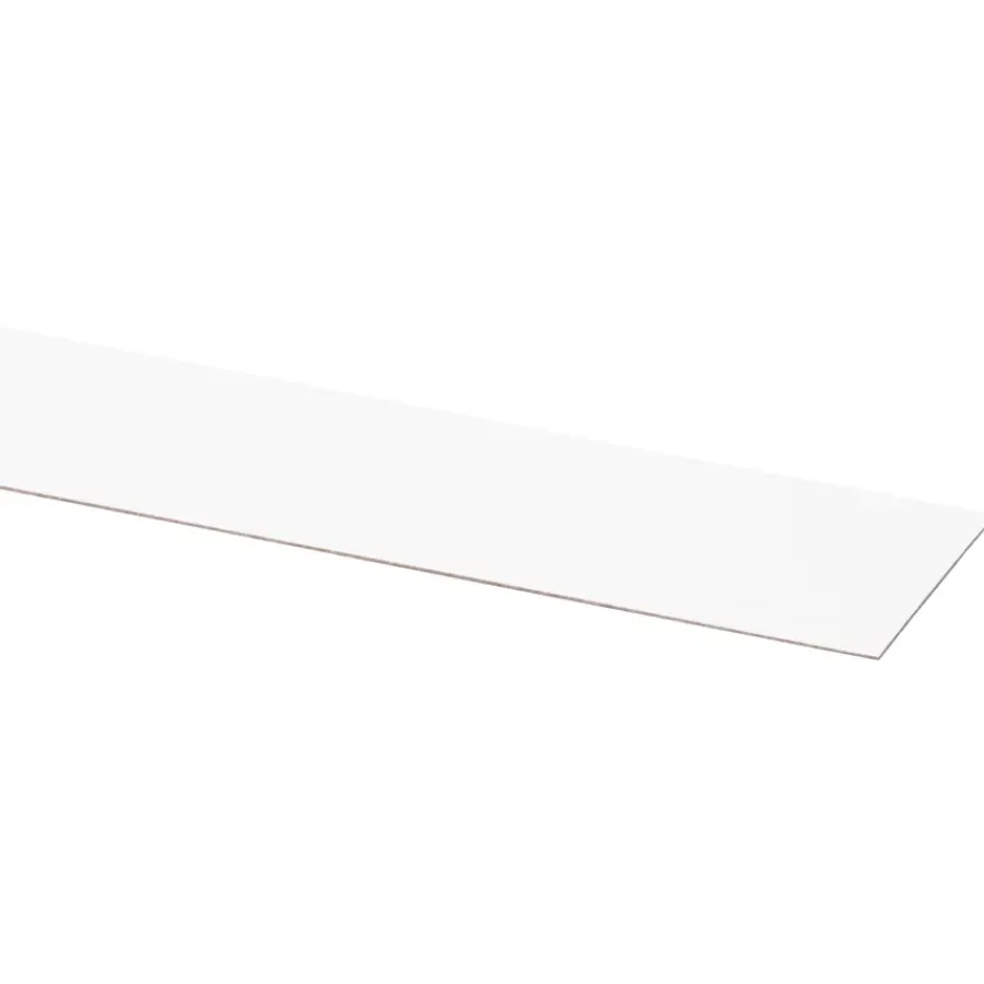 Geen Afplakstrook 60,5x2,8cm Wit 2 stuks