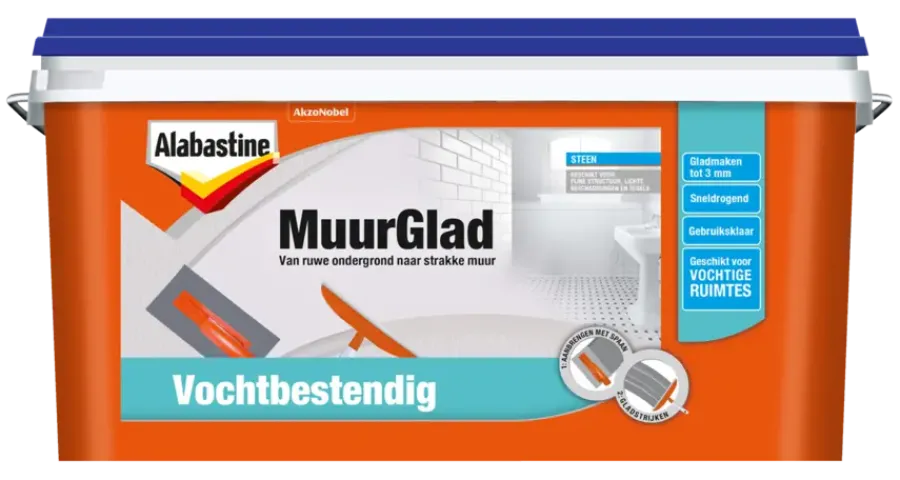 Alabastine MuurGlad vochtbestendig 5 liter Outlet