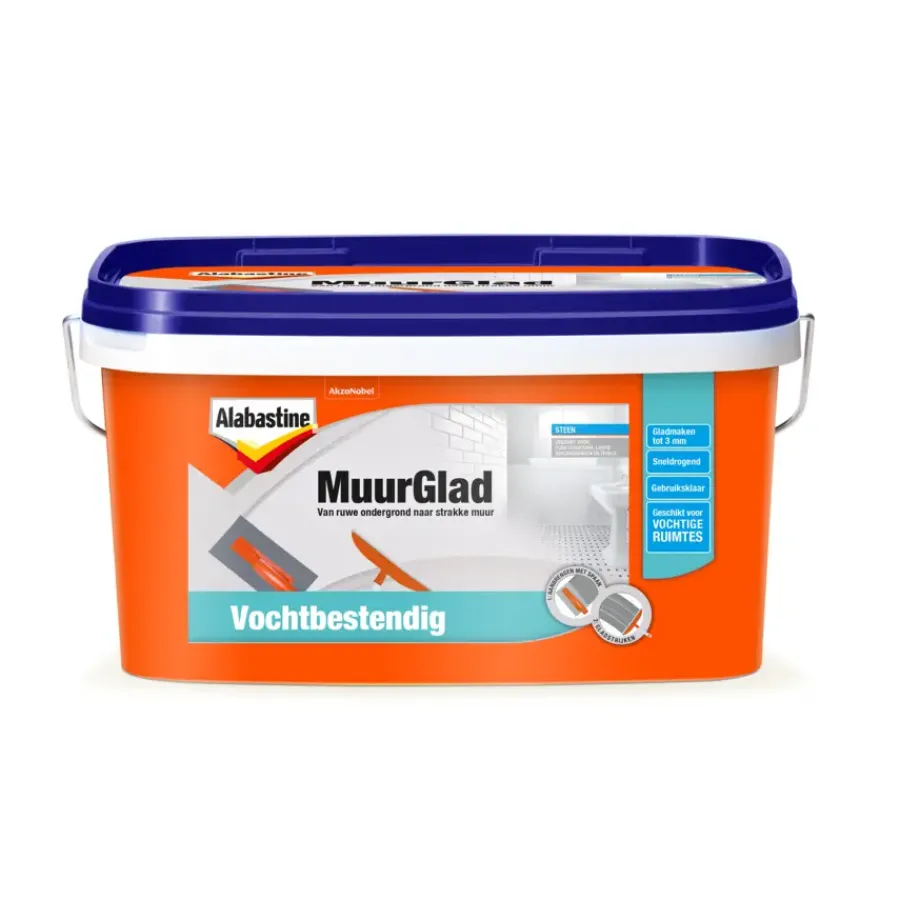 Alabastine MuurGlad vochtbestendig 5 liter Outlet