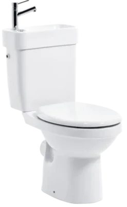 Allibert duoblok toilet met ingebouwde handenwasser