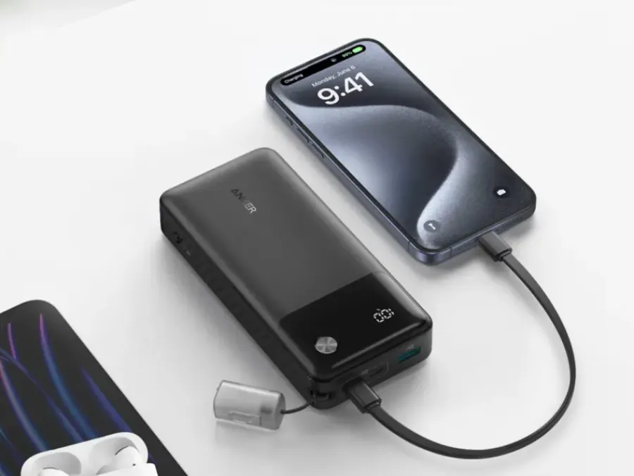 Anker powerbank snelladen 20.000 mAh zwart Best