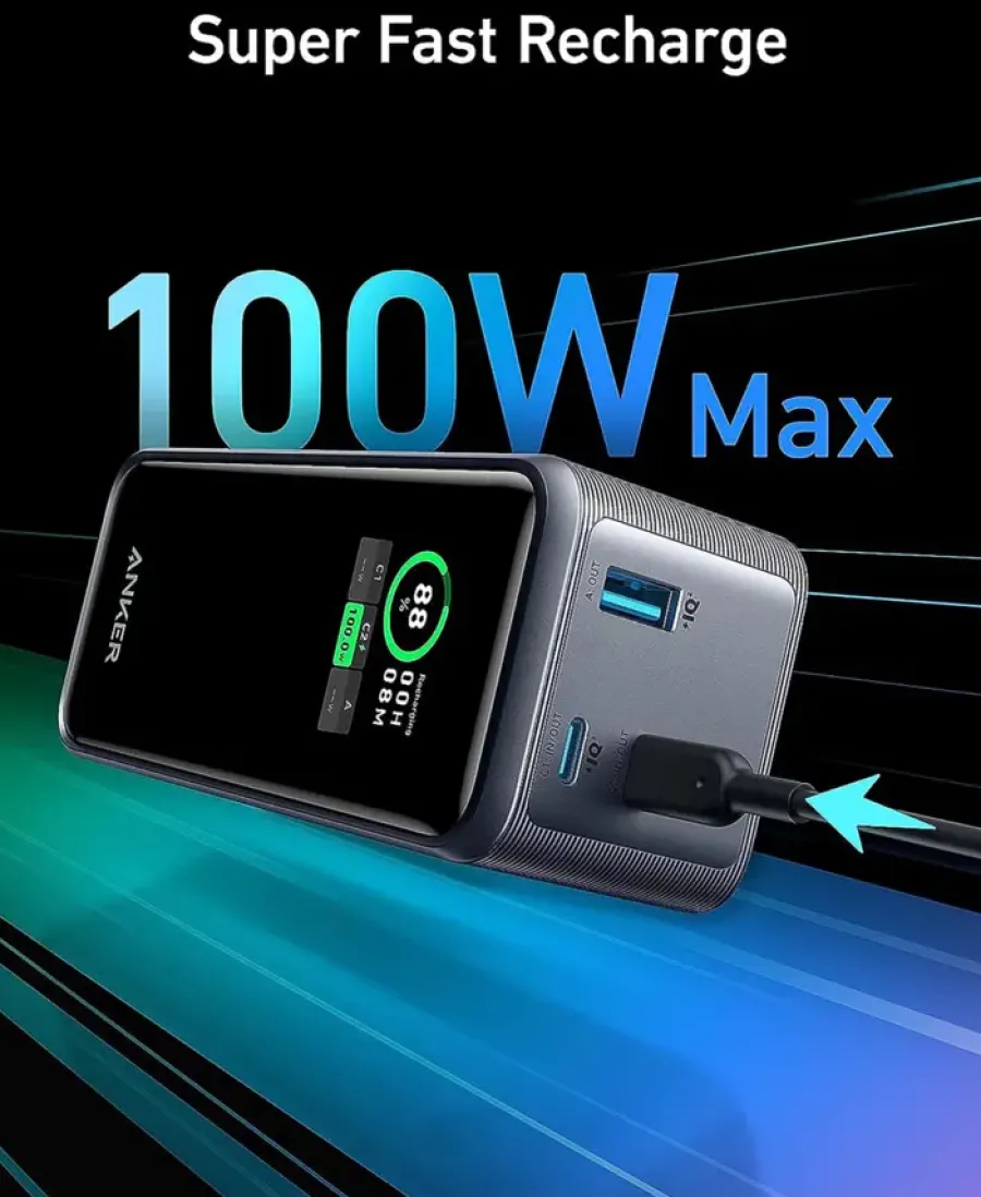 Anker Prime powerbank snelladen 20.000 mAh (200W) Online