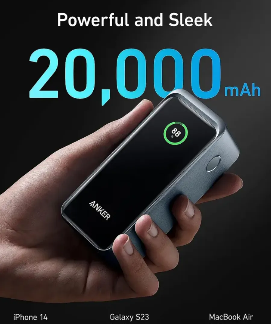 Anker Prime powerbank snelladen 20.000 mAh (200W) Online