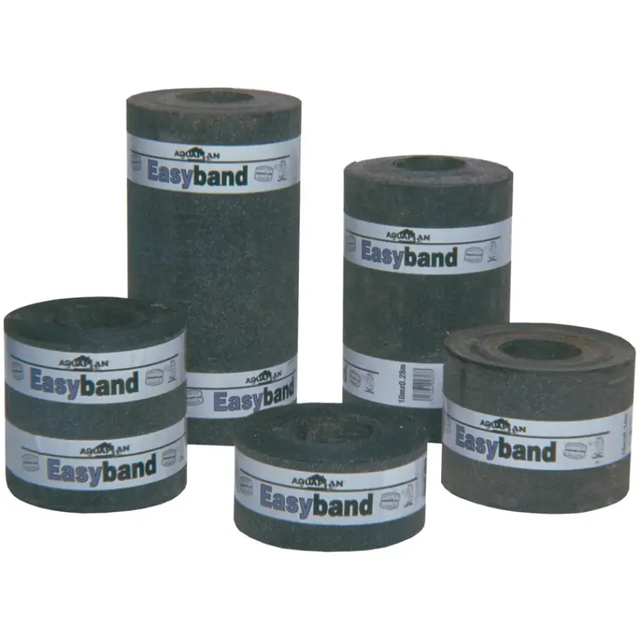 Aquaplan Easyband afwerkstrook 9 cm x 10 m Hot