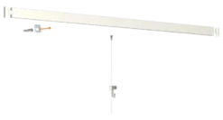 Artiteq Click Rail schilderij ophangsysteem compleet 6 meter wit RAL 9016 overschilderbaar New
