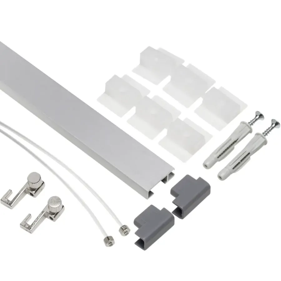 Artiteq Click Rail schilderij ophangsysteem compleet 2 meter aluminium Discount
