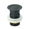 Atlantic Click pop-up wastafelafvoerplug Zwart New