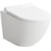 Atlantic hangend toilet Armin randloos wit met toiletzitting