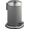 Atlantic pedaalemmer rond 3 liter Grijs