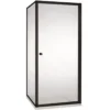 Atlantic Roan Douchewand en -deur 90x90x190cm Zwart