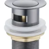Atlantic wastafelafvoerplug Click pop-up Gun Metal Online
