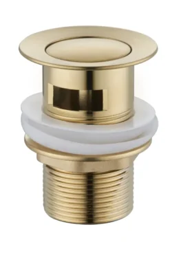 Atlantic wastafelafvoerplug Click pop-up goud Best