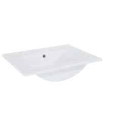 Atlantic wastafel Kyra wit keramiek 60 cm