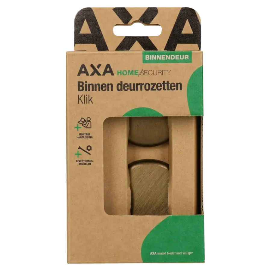 AXA binnendeur rozet klik rond voor rozet brons Discount