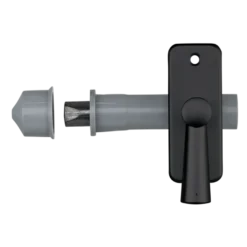 AXA inboorgrendel doornmaat 50mm zwart incl sluitkom