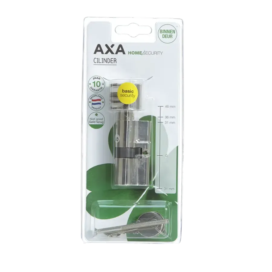 AXA profielcilinder knop 30-30mm New