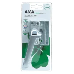 AXA raamsluiting met drukknop links aluminium buitendraaiend New