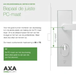AXA veiligheidsbeslag Edge achterdeur zwart kortschild met SKG 3-sterren 72 mm Sale
