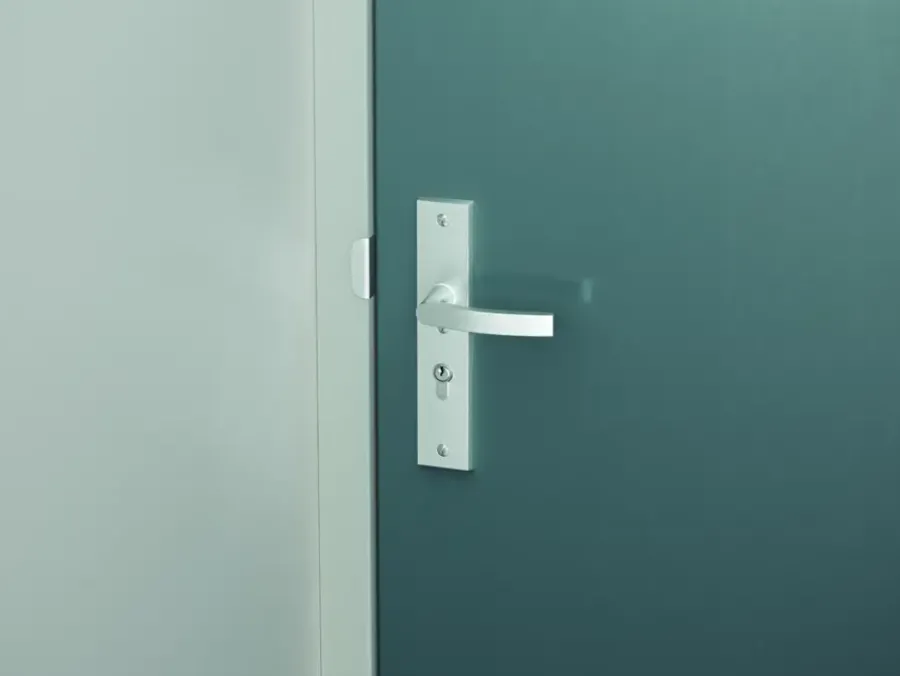 AXA veiligheidsbeslag Edge voordeur aluminium langschild met SKG 3-sterren 92 mm Clearance