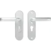 AXA veiligheidsbeslag Oval achterdeur aluminium kortschild met SKG 3-sterren 52 mm Outlet