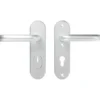 AXA veiligheidsbeslag Oval achterdeur aluminium kortschild met SKG 3-sterren 72 mm Sale