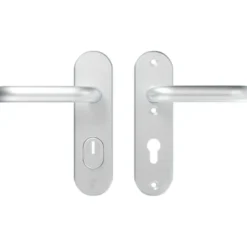 AXA veiligheidsbeslag Oval achterdeur aluminium kortschild met SKG 3-sterren 72 mm Sale