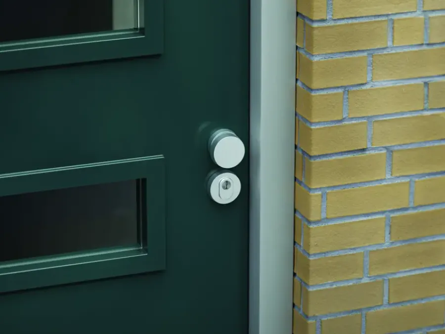 AXA veiligheidsbeslag Oval voordeur aluminium rozet met SKG 3-sterren Outlet