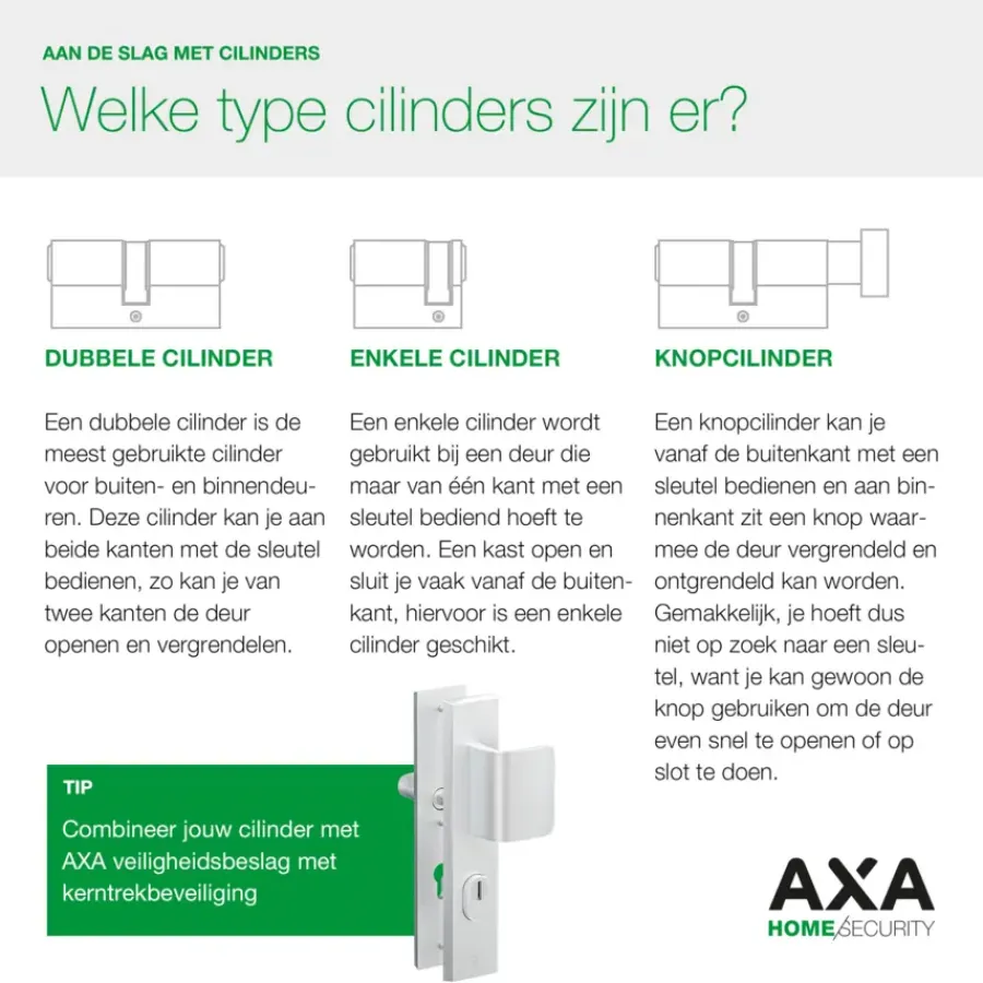 AXA veiligheidscilinder security 30-30mm SKG** Sale