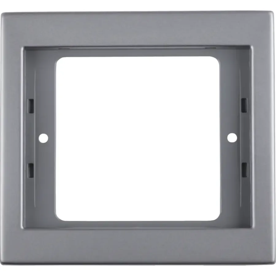 Berker K5 Afdekraam 1-voudig RVS New