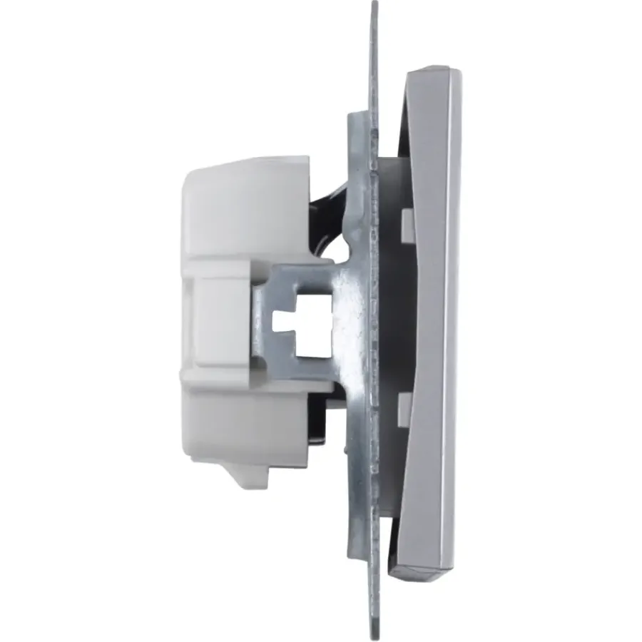 Berker K5 Enkel Stopcontact RVS New