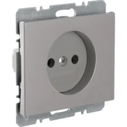 Berker K5 Enkel Stopcontact RVS New