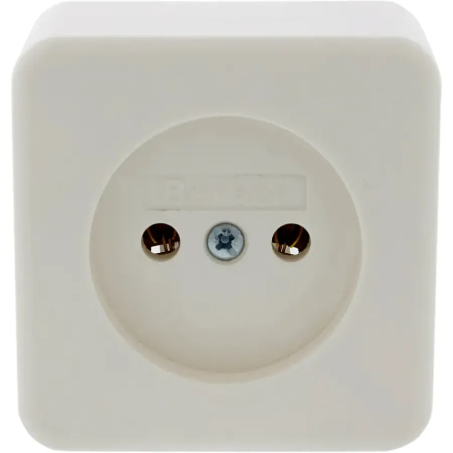 Berker Opbouw Enkel Stopcontact Wit Discount
