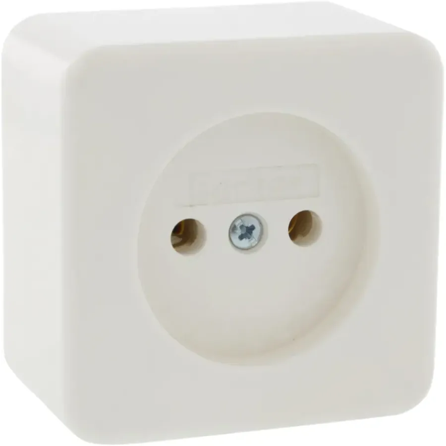 Berker Opbouw Enkel Stopcontact Wit Discount