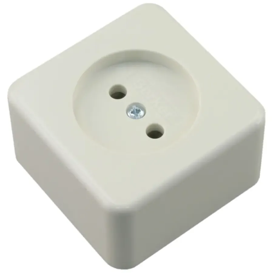 Berker Opbouw Enkel Stopcontact Wit Discount