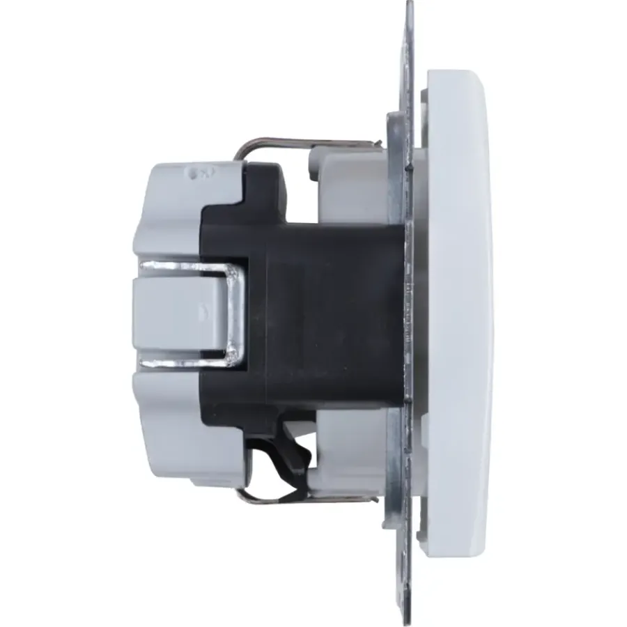 Berker S.1 Enkel Geaard Stopcontact Wit Best