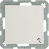 Berker S.1 Enkel Geaard Stopcontact met Klepje Wit Hot