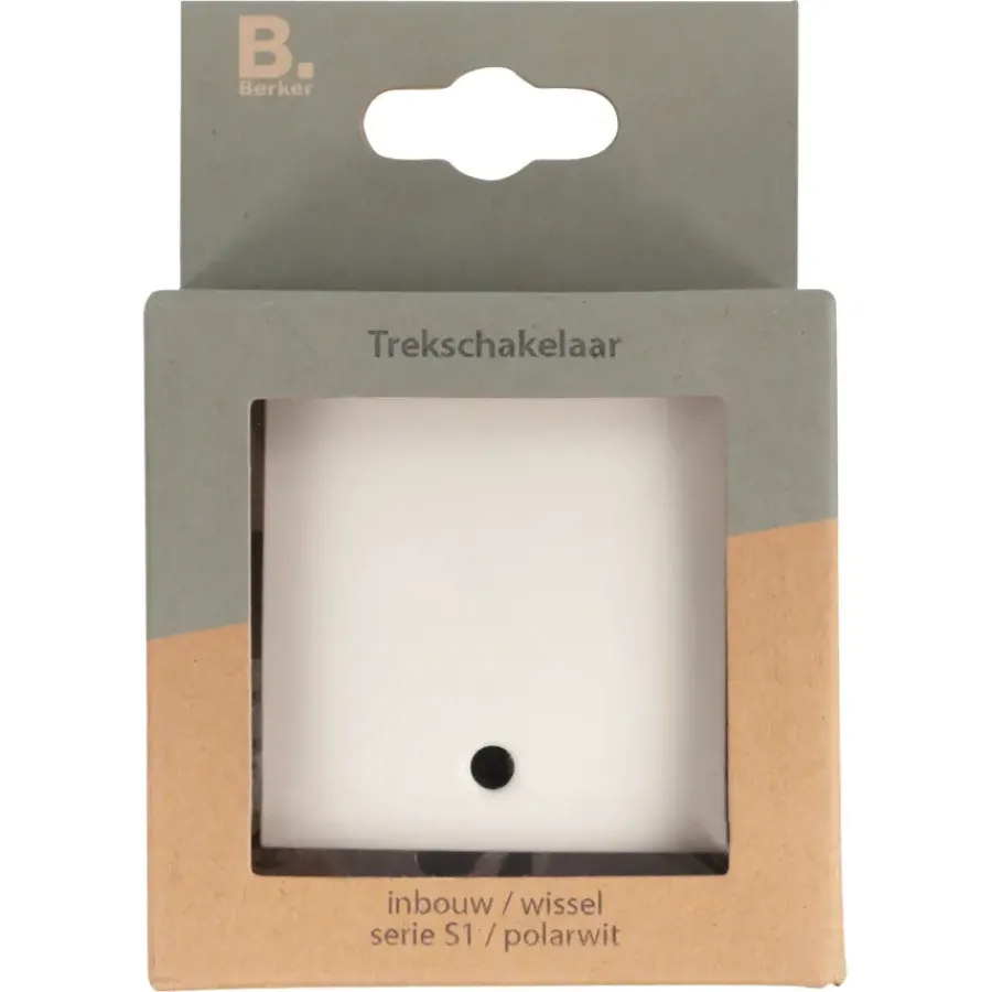 Berker S.1 Trekschakelaar Wit Outlet