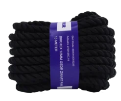 BIROTEX 12MM GEDR ZWART, 10MTR