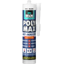 Bison Poly Max afdichtingskit alle voegen wit 280 ml Clearance