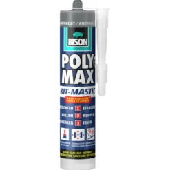 Bison Poly Max afdichtingskit alle voegen antraciet 280 ml